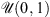 $ \mathcal{U}(\mathrm{0,1})$