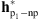 $ {\mathbf{h}}_{{\mathrm{p}}_1-\mathrm{np}}^{\mathrm{*}}$