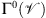 $ {\mathrm{\Gamma }}^0(\mathcal{V})$