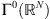 $ {\mathrm{\Gamma }}^0({\mathbb{R}}^N)$