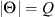 $ |\mathrm{\Theta }|=Q$