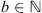 $ b\in \mathbb{N}$