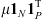 $ \mu {\mathbf{1}}_N{\mathbf{1}}_P^{\mathrm{T}}$