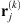 $ {\mathbf{r}}_j^{(k)}$