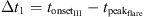 $ \Delta {t}_1={t}_{\mathrm{onse}{\mathrm{t}}_{\mathrm{III}}}-{t}_{\mathrm{pea}{\mathrm{k}}_{\mathrm{flare}}}$