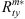 $ {R}_{{ty}}^{m\mathrm{*}}$