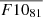 $ \overline{{F10}_{81}}$