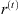 $ {r}^{(t)}$