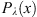$ {P}_{\lambda }(x)$
