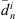 $ {\bar{d}}_n^i$