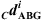 $ {}_{{C}}{}^{}{{d}}_{\mathbf{ABG}}^{{i}}$
