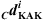 $ {}_{{C}}{}^{}{{d}}_{\mathbf{KAK}}^{{i}}$