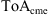 $ {\mathrm{ToA}}_{\mathrm{cme}}$