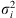 $ {\sigma }_i^2$