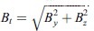 $ {B}_t=\sqrt{{B}_y^2+{B}_z^2}$