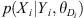 $ p\left({X}_i\right|{Y}_i,{\theta }_{{D}_i})$