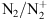 $ {\mathrm{N}}_2/{\mathrm{N}}_2^{+}$