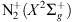 $ {\mathrm{N}}_2^{+}({X}^2{\mathrm{\Sigma }}_g^{+})$
