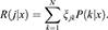 $$ R\left(j|x\right)=\sum_{k=1}^N{\xi }_{{jk}}P\left(k|x\right). $$