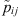 $ {\mathop{p}\limits^\tilde}_{{ij}}$