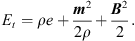 $$ {E}_t=\rho e+\frac{{{m}}^2}{2\rho }+\frac{{{B}}^2}{2}. $$