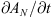 $ \partial {A}_N/{\partial t}$