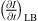 $ {\left(\frac{{\partial I}}{{\partial t}}\right)}_{\mathrm{LB}}$