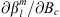 $ \partial {\beta }_l^m/\partial {B}_c$