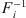 $ {F}_i^{-1}$